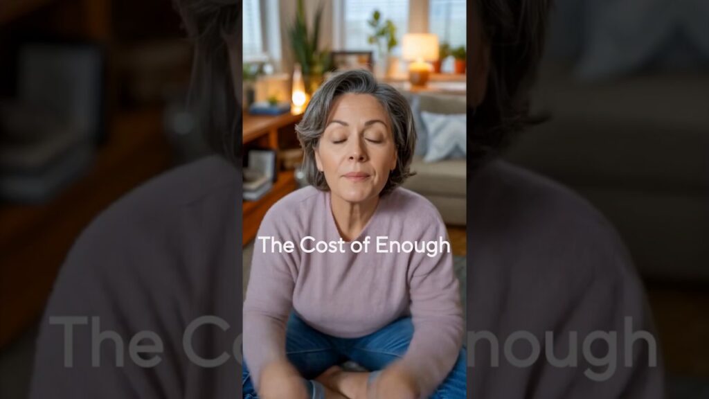 Enough is the most radical choice of all.